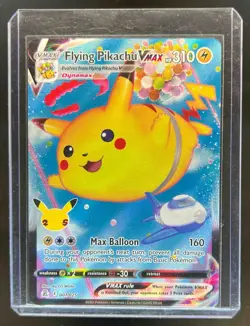 2021 Pokemon SWSH Celebrations Flying Pikachu VM #007/025 - Image 1