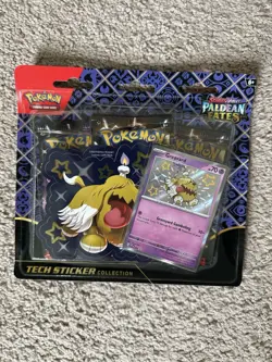 Pokemon TCG Scarlet & Violet Paldean Fates Tech Sticker Collection (Greavard) - Image 1