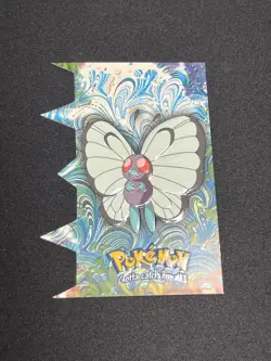 Pokemon TOPPS Series 2 DIE CUT Butterfree EV3 of 12 - Image 1