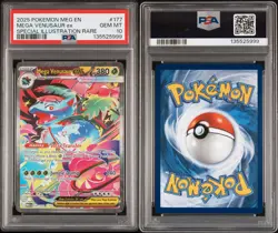 2025 POKEMON MEG EN-MEGA EVOLUTION #177 MEGA VENUSAUR EX PSA 10 - Image 3
