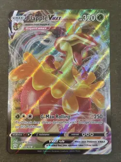 Flapple VMAX 019/163 Swsh05: Battle Styles Holo Pokemon TCG NM - Image 1