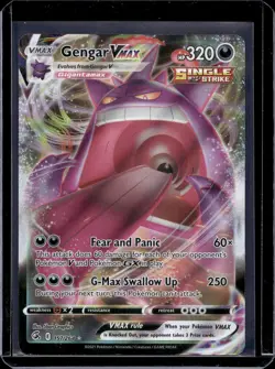 Pokemon SWSH08: Fusion Strike Gengar VMAX 157/264 - Image 1