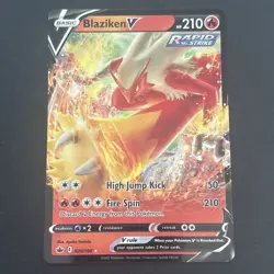 Blaziken V 020/198 SWSH: Chilling Reign Pokemon TCG NM 2021 - Image 1