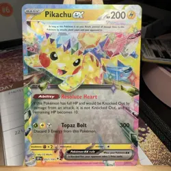 Pikachu ex 057/191 Surging Sparks Double Rare Holo Pokemon TCG MINT - Image 1