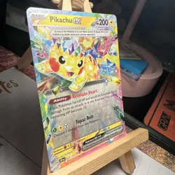 Pikachu ex 057/191 Surging Sparks Double Rare Holo Pokemon TCG MINT - Image 2