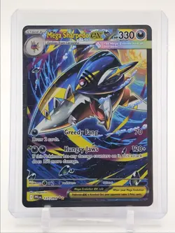 MEGA SHARPEDO EX 2025 POKEMON PHANTASMAL SPECIAL ILLUSTRATION RARE Q4856 - Image 1
