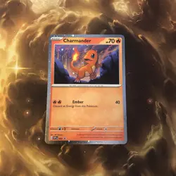 Charmander COSMOS (HD) Scarlet Violet 151 Black Star Promo SVP 047 Pokemon Card - Image 3