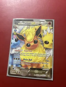 Flareon EX Full Art RC28/RC32 Pokemon Card English Generation Radiant Collection - Image 1
