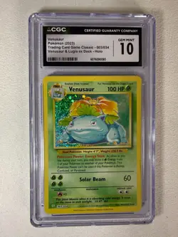 Venusaur Trading Card Game Classic 003/034 CGC Gem Mint 10 - Image 1