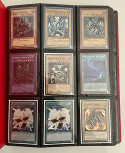 Yugioh Vintage 15 Foil/360 Card Binder Lot Dark Magician Blue-Eyes B. Skull - Image 2
