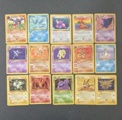 Complete Fossil Set Rares Commons Uncommons LP/HP Non Holo Pokemon Cards - Image 1