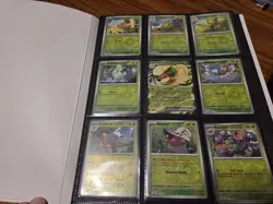 White Flare Complete Base Master Set With Binder Total 166 Cards - Image 2
