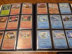 White Flare Complete Base Master Set With Binder Total 166 Cards - Image 3