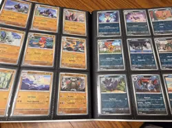 White Flare Complete Base Master Set With Binder Total 166 Cards - Image 5