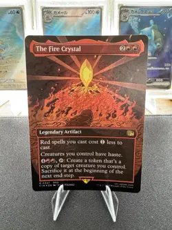 The Fire Crystal (Borderless) Final Fantasy Foil - Image 1