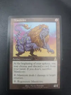 Magic The Gathering Urza's Destiny Masticore 134/143 MTG Artifact Original - Image 1