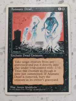 Animate Dead MTG Core Set 4th Edition Regular - Image 1