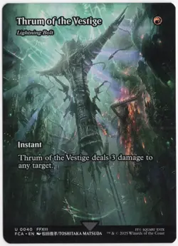 F023 Magic The Gathering Thrum of the Vestige Showcase 0040 FCA Non-Foil - Image 1