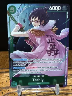 OP14-029 Tashigi R Dash Pack Alt Art One Piece TCG English Card - Image 1