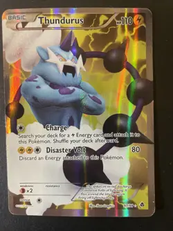 Pokemon Tornadus Thundurus Landorus 3-Card Full Art Holo Set Foils - Image 2