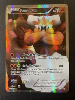 Pokemon Tornadus Thundurus Landorus 3-Card Full Art Holo Set Foils - Image 4