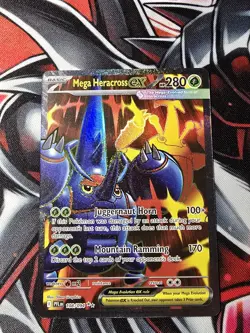 Mega Heracross ex Ultra Rare ME02: Phantasmal Flames 108/094 - Pokemon TCG- NM - Image 1