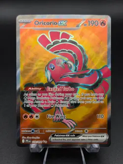 Pokemon TCG Oricorio ex 110/094 Phantasmal Flames Ultra Rare Full Art Holo NM - Image 1