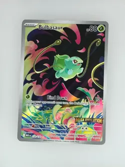 2025 Pokemon Mega Evolution Bulbasaur (Stamped) 133/132 NM - Image 1