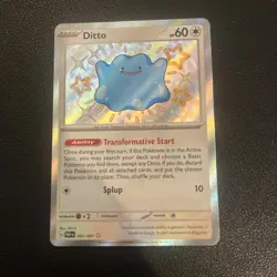 Ditto 201/091 - Paldean Fates Baby Shiny Holo Rare - Pokemon TCG Card - Image 1