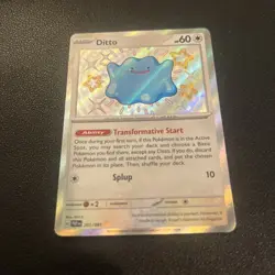 Ditto 201/091 - Paldean Fates Baby Shiny Holo Rare - Pokemon TCG Card - Image 2