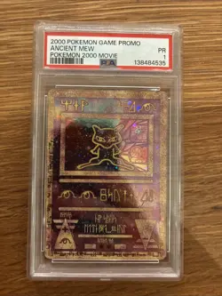 2000 POKEMON GAME MOVIE ANCIENT MEW POKEMON 2000 MOVIE - PSA 1 - Image 1