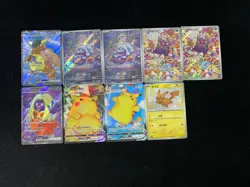 2025 Pokemon TCG S-Chinese SR Super Rare Holo Pikachu Vmax Jynx ex Lot*9 PC46 - Image 1