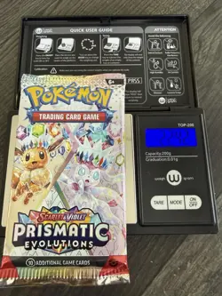 Heavy 22.42! Pokemon Prismatic Evolutions Booster Pack Sealed! Demi-God PackU! - Image 1