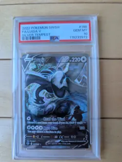 Lugia V #186 Silver Tempest 2022 Pokemon PSA 10 Gem Mint Alternate Art Alt - Image 3