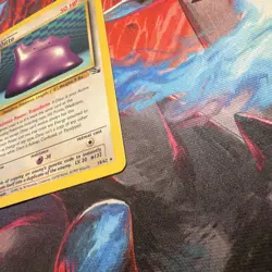 Pokemon TCG Ditto 18/62 Fossil First Edition Vintage Rare MP - Image 2