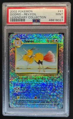 2002 Pokemon Legendary Collection Dodrio Reverse Holo #41/110 PSA 9 - Image 1