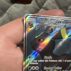 POKEMON TCG SM BASE UMBREON GX #142/149 FULL ART ULTRA RARE 200HP - Image 2
