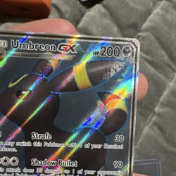 POKEMON TCG SM BASE UMBREON GX #142/149 FULL ART ULTRA RARE 200HP - Image 3