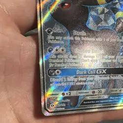 POKEMON TCG SM BASE UMBREON GX #142/149 FULL ART ULTRA RARE 200HP - Image 4