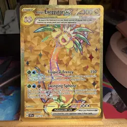 Alolan Exeggutor ex 248/191 Surging Sparks Gold Hyper Rare Holo Pokemon TCG MINT - Image 1