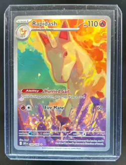 2025 Pokemon Destined Rivals Rapidash #189/182 - Image 1