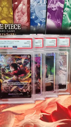ONE PIECE STARTER DECK 3D2Y ST14 Sequential PSA 10 - Image 2