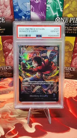 ONE PIECE STARTER DECK 3D2Y ST14 Sequential PSA 10 - Image 3