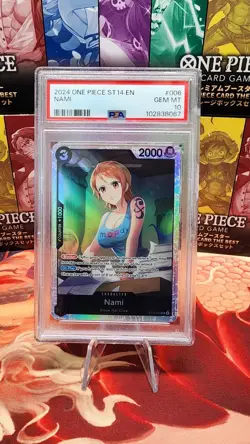 ONE PIECE STARTER DECK 3D2Y ST14 Sequential PSA 10 - Image 5