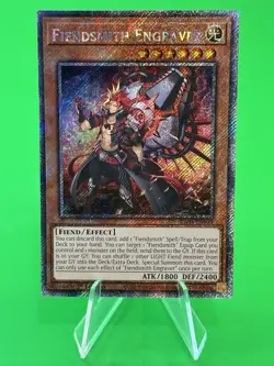 Yu-Gi-Oh Quarter Century Stampede Fiendsmith Engraver PSR RA04-EN049 NM!!! - Image 1