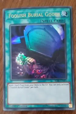 Yu-Gi-Oh! Foolish Burial Goods Battles of Legend: Relentless Revenge BLRR-EN095 - Image 1