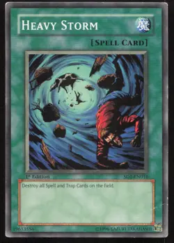 Yu-Gi-Oh TCG Structure Deck: Dragon's Roar #SD1-EN016 Heavy Storm - Image 1