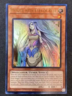 Yu-Gi-Oh TCG #LDK2-ENK06 Maiden with Eyes of Blue Ultra Rare LP - Image 1