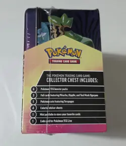Pikachu Collectors Chest 2024 Surging Sparks SEALED New Lunchbox Tin Pokemon - Image 4
