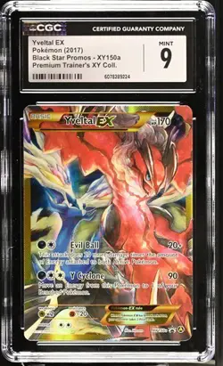 Yveltal EX XY150a - Black Star Promos Premium Trainer's XY Coll. CGC 9 Mint - Image 1
